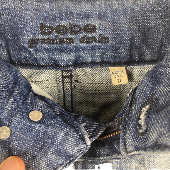 Bebe Mini Jean Skirt - Picture 7 of 10